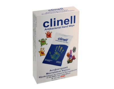 Packaging for hand wipes CLINELL
