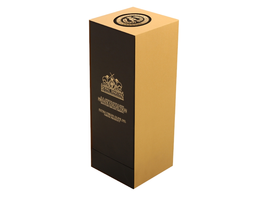 Box for olive oil bottle ROYAL SPARTAN