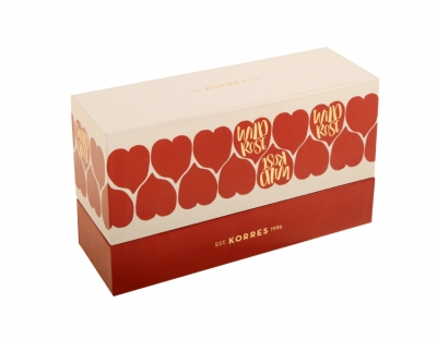 Gift packaging for 3 cosmetic products KORRES