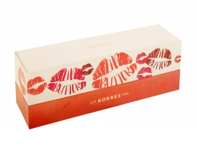 Gift box for cosmetic products for the lips KORRES