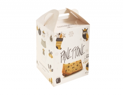 Packaging for panettone PAPASPIROU